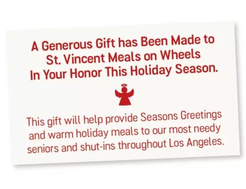 Holiday Donation Cards