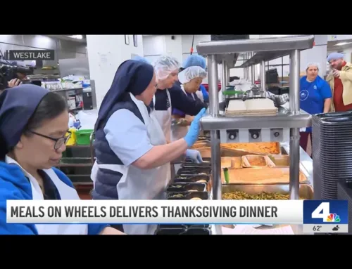 KNBC: St. Vincent Meals on Wheels is Making Sure Homebound Seniors Get a Nice Thanksgiving Day Meal